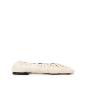 Tuli ruched 10mm ballerina shoes