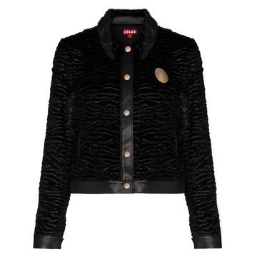 Buddha faux shearling jacket