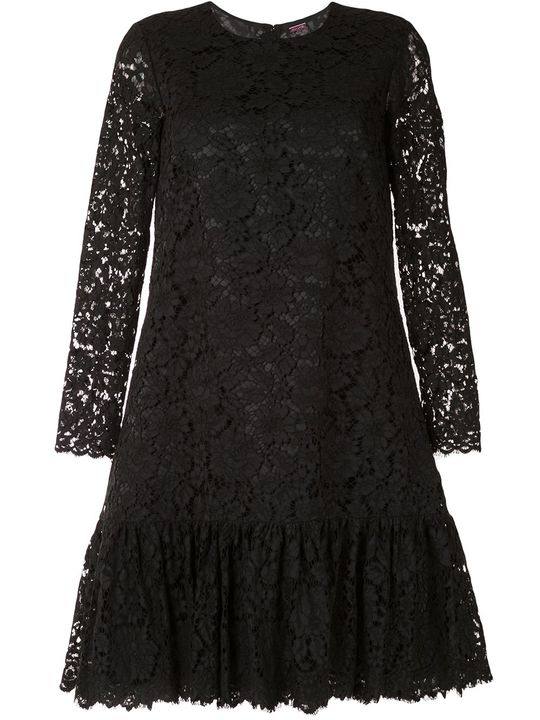 long sleeve corded lace dress展示图