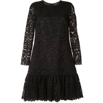 long sleeve corded lace dress