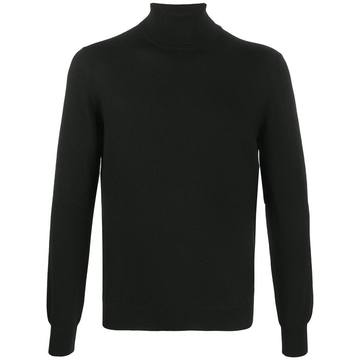 roll-neck wool jumper