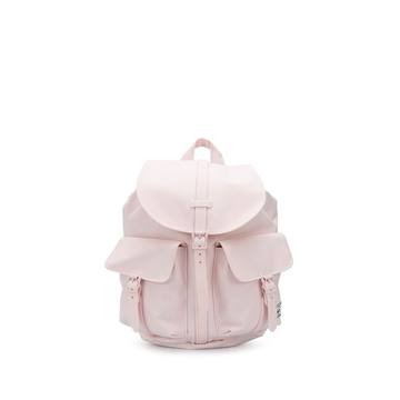 drawstring tonal backpack with buckle fastening