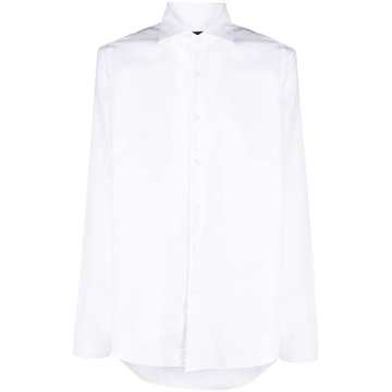 French collar long-sleeved shirt