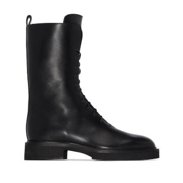 black Conley leather boots