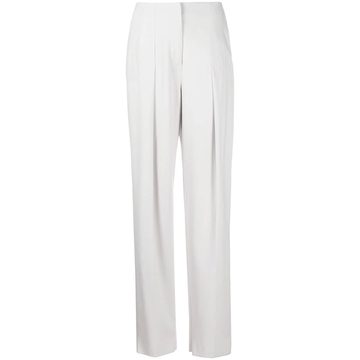 wide leg tailored trousers