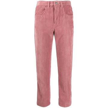 cropped corduroy trousers