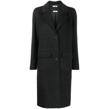 single breasted wool coat