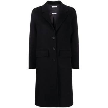 single breasted wool coat