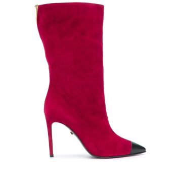 suede 105mm mid-calf boots