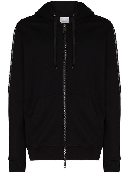 logo tape zipped hoodie展示图