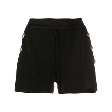 embossed buttons shorts