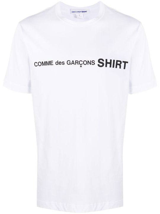 logo-print cotton T-shirt展示图