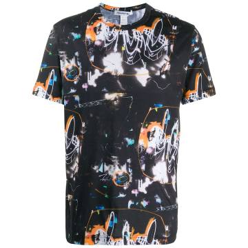 abstract graphic print T-shirt