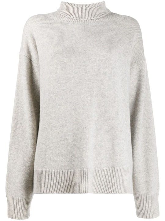 rib-trimmed cashmere jumper展示图