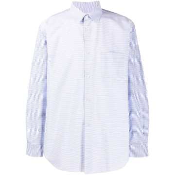 multi-stripe patch pocket shirt
