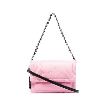 pink the pillow leather shoulder bag