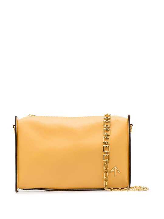 yellow Carmen leather shoulder bag展示图