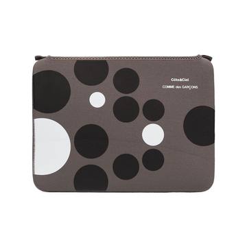 X Côte & Ciel grey 13 inch MacBook Air polka dot neoprene pouch