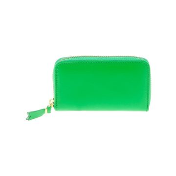 'Colour Plain' zip fastening wallet