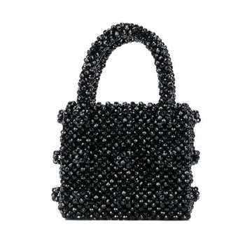 small beaded tote bag