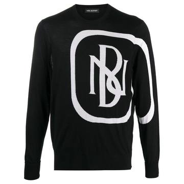 logo print long-sleeve sweatshirt