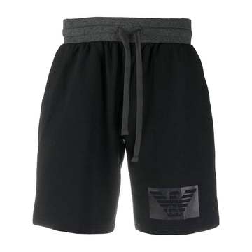 logo-print track shorts