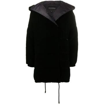 double breasted puffer coat