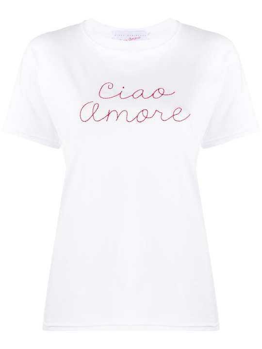 Ciao Amore embroidered T-Shirt展示图