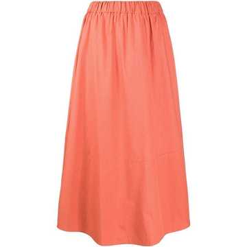 Piel A-line cotton skirt