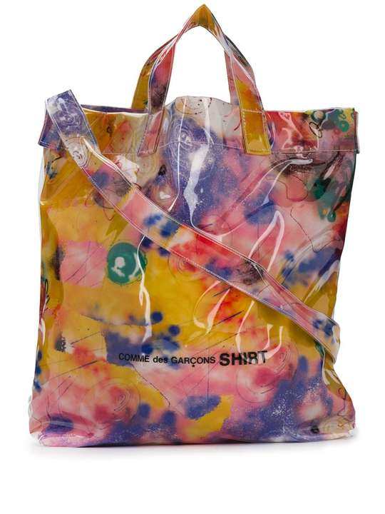 floral print tote bag展示图