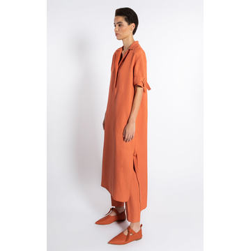 Mid-Rise Cady Folded Pant