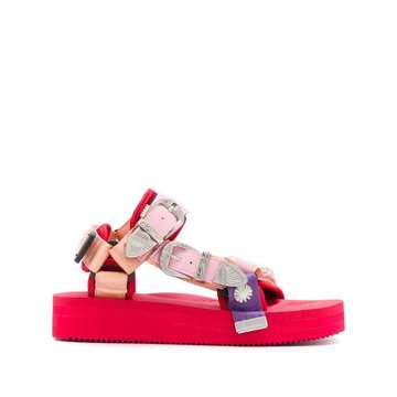 side buckle sandals