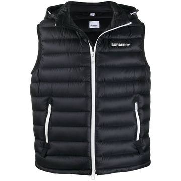 padded zip-up gilet