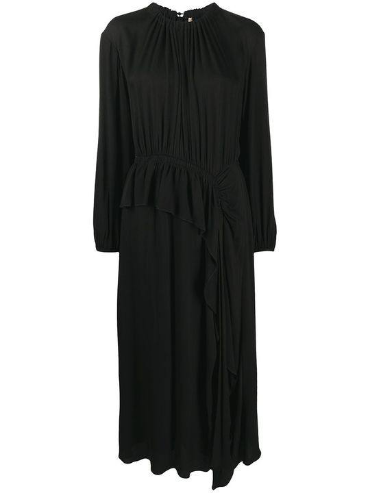 ruffle-trimmed maxi dress展示图