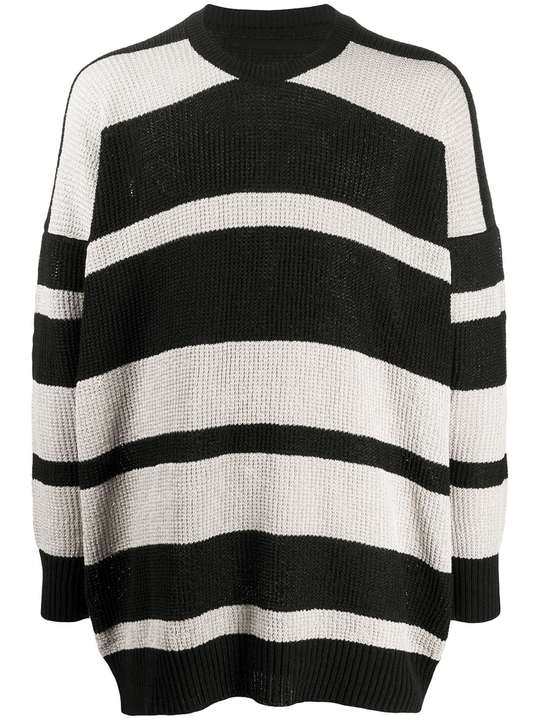 striped ribbed-knit jumper展示图