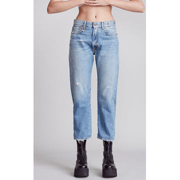 Straight-Leg Boyfriend Jean