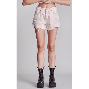 Mid-Rise Denim Boyfriend Short