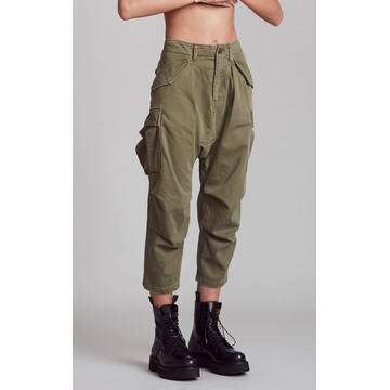 Harem Cotton Cargo Pant