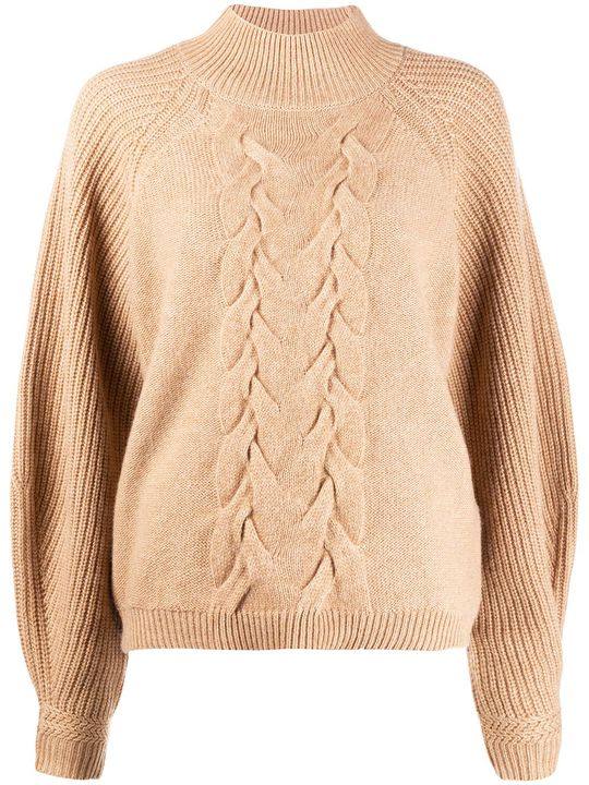 cable-knit cashmere jumper展示图