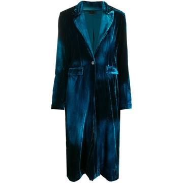 tailored velvet coat