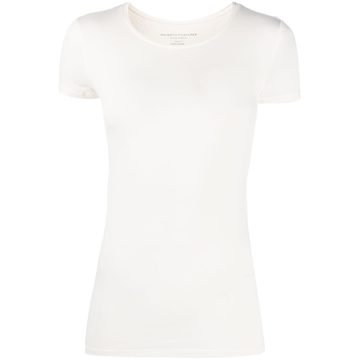 stretch round neck T-shirt