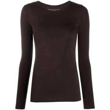 round neck jersey top