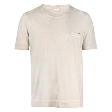 crew neck chest pocket T-shirt