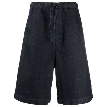 drawstring knee-length shorts