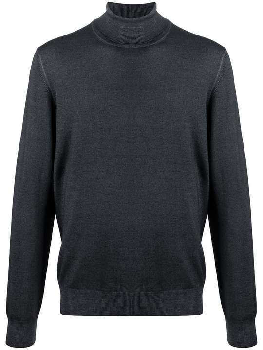 roll-neck virgin wool jumper展示图