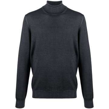 roll-neck virgin wool jumper