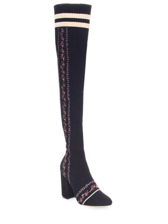 Irina Over-The-Knee Knit Boots展示图