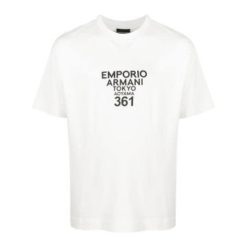 slogan print T-shirt