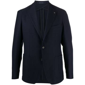 single-breasted wool blazer