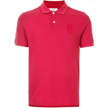 embroidered logo polo shirt